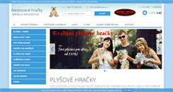 Desktop Screenshot of plysove-hracky-eshop.cz
